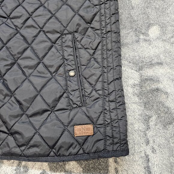 Nimbus The Camden Quilted Gilet/Bodywarmer Vest Mens XL  black full zip casual - Picture 3 of 15